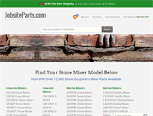 Tablet Screenshot of jobsiteparts.com